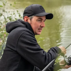 Tackling Minds Ultra Black Fishing Cap- Clothing