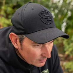Tackling Minds Ultra Black Fishing Cap- Clothing