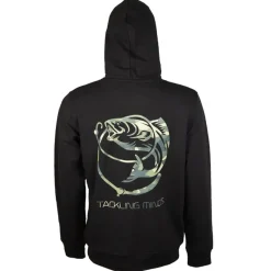 Tackling Minds Ultra Premium Black DPM Camo Fishing Hoodie- New Arrivals | Clothing