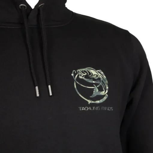 Tackling Minds Ultra Premium Black DPM Camo Fishing Hoodie- New Arrivals | Clothing