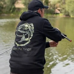 Tackling Minds Ultra Premium Black DPM Camo Fishing Hoodie- New Arrivals | Clothing