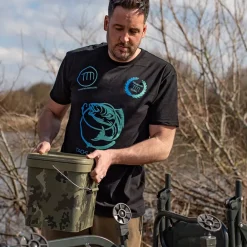 Tackling Minds Ultra Premium Black Fishing T-Shirt- New Arrivals | Clothing