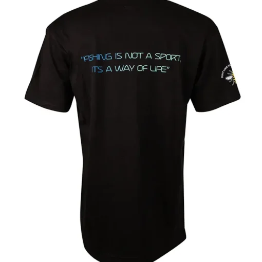 Tackling Minds Ultra Premium Black Fishing T-Shirt- New Arrivals | Clothing