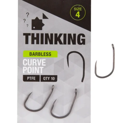 Thinking Anglers Curve Point Barbless Hooks- Terminal Tackle
