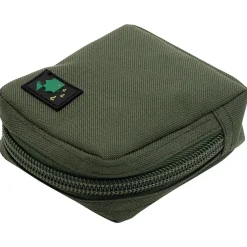 Thinking Anglers Olive Solid Zip Fishing Pouch Medium