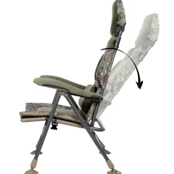 Trakker Levelite Longback Recliner Chair Camo- Chairs