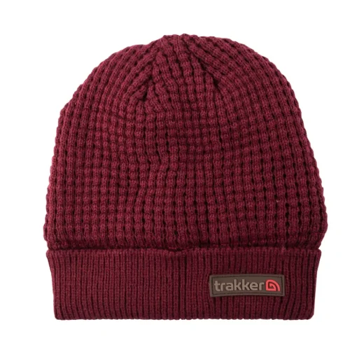 Trakker Plum Textured Fishing Beanie- Clothing