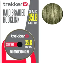 Trakker Raid Braided Hooklink 20m- Terminal Tackle