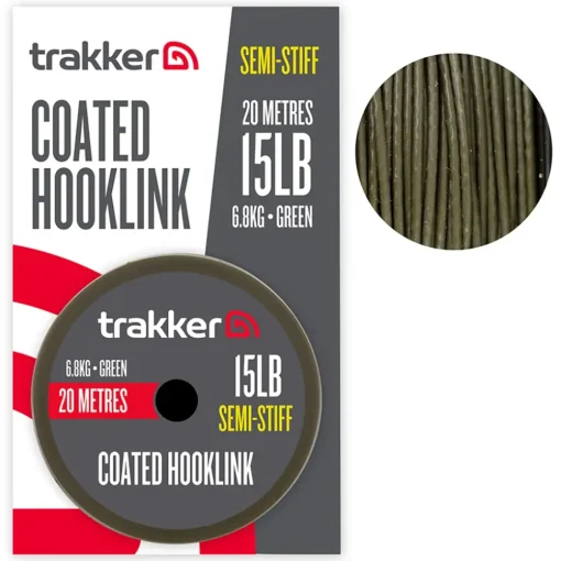 Trakker Semi Stiff Coated Hooklink- Terminal Tackle