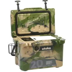 Utoka 20 Camo Cooler Fishing Box- Luggage