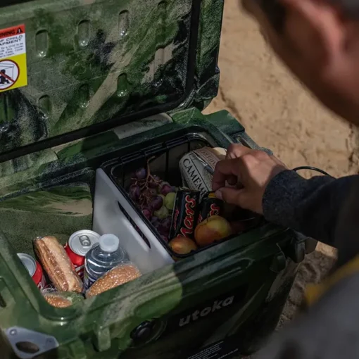 Utoka 20 Camo Cooler Fishing Box- Luggage