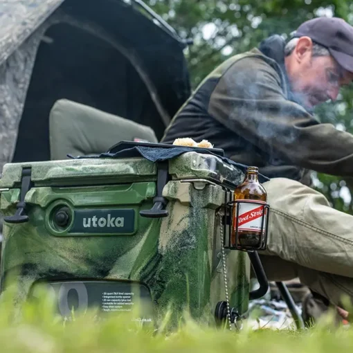Utoka 20 Camo Cooler Fishing Box- Luggage