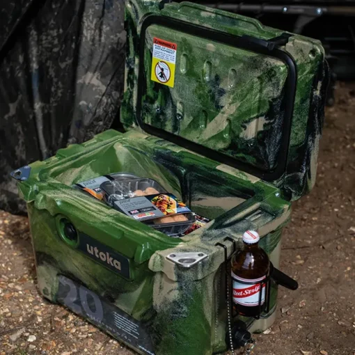 Utoka 20 Camo Cooler Fishing Box- Luggage
