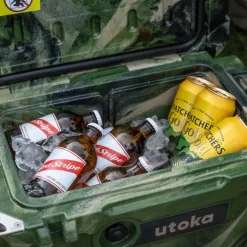 Utoka 20 Camo Cooler Fishing Box- Luggage