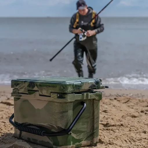 Utoka 20 Camo Cooler Fishing Box- Luggage
