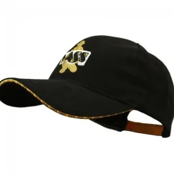 Vass Brushed Cotton Cap Black- Clothing