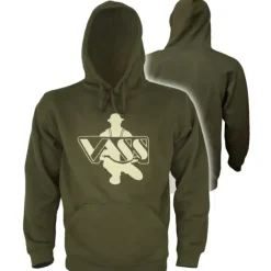 Vass Classic Printed Khaki Edition Hoodie- Clothing