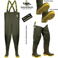 Vass 740E SuperNova Heavy Duty PVC Chest Wader With Knee-reinforcement- Waders & Boots