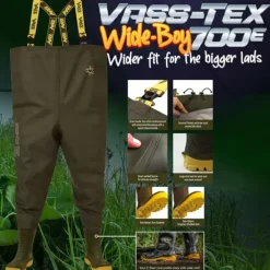 Vass 700E Wide-Boy Chest Wader- Waders & Boots