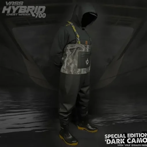 Vass Hybrid 700 Dark Camo Chest Wader Non-Studded- Waders & Boots