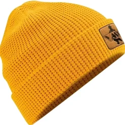 Vass Organic Cotton Honeycombe Beanie Yellow- Clothing