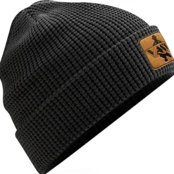 Vass Organic Cotton Honeycombe Beanie Black- Clothing