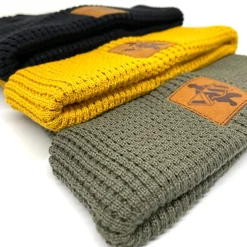 Vass Organic Cotton Honeycombe Beanie Yellow- Clothing