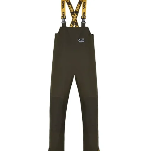 Vass Team 175 Unlined Fishing Bib & Brace Khaki Edition 4- Clothing