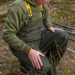 Vass Team 175 Unlined Fishing Bib & Brace Khaki Edition 4- Clothing