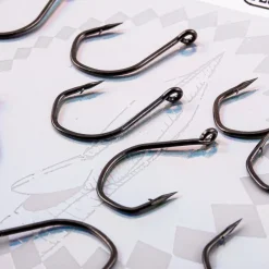 VMC 7119 Black Nickel Drop Shot Super Light Single Hooks