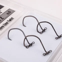 VMC 7119SH Black Nickel Spin Shot Single Hooks